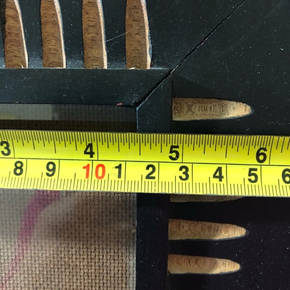 - Etched Black Wood Frame. 4x6 - Picture 7 of 7